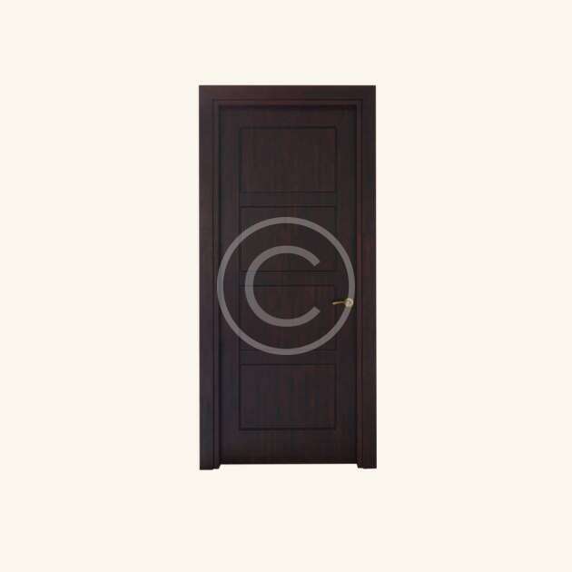 Poplar interior door